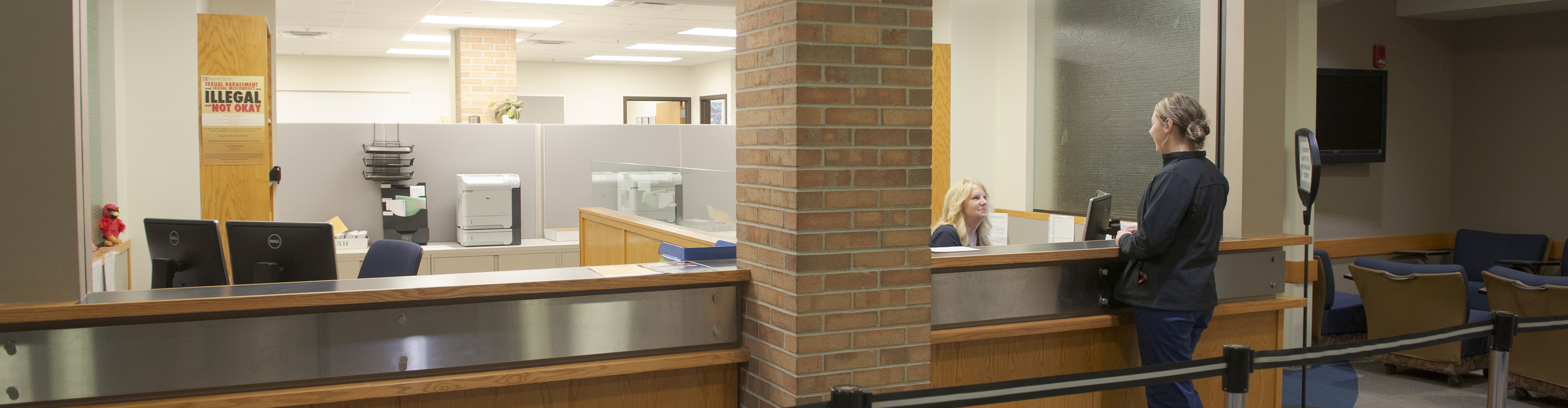 Office of Registrars front desk